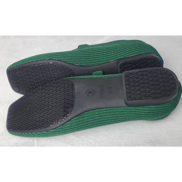SOLD NWOB VIVAIA Square Toe Mary Jane (Margot Mary-Jane) Slip On Green | US 7 - Picture 9 of 13